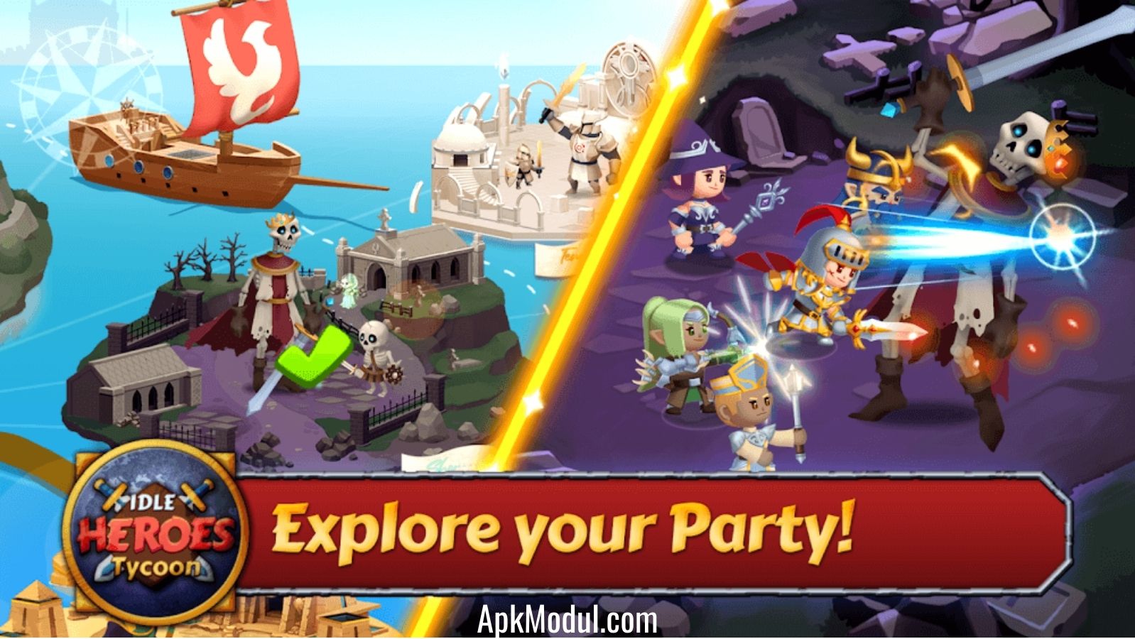 idle heroes app