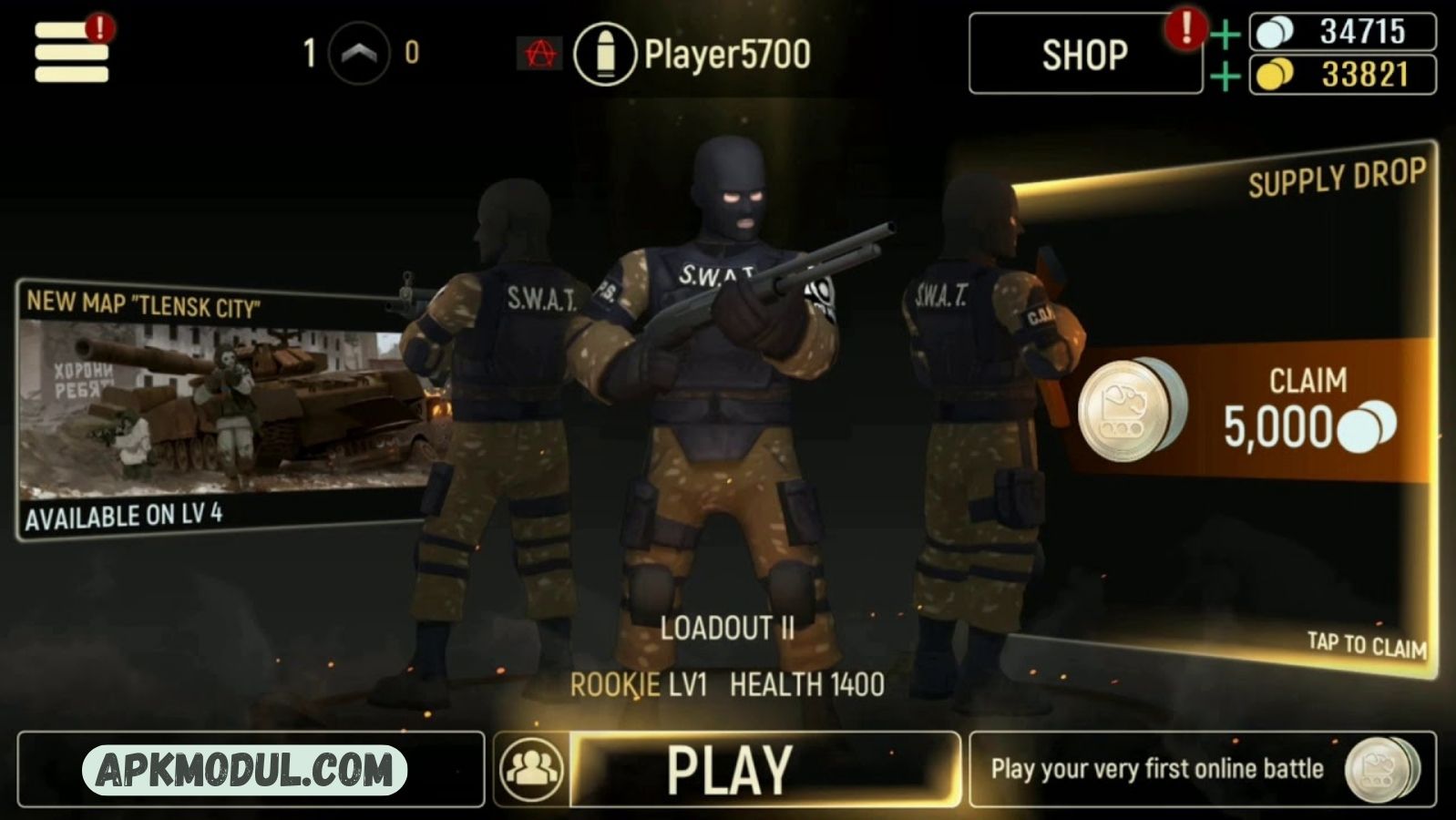 tacticool mod apk